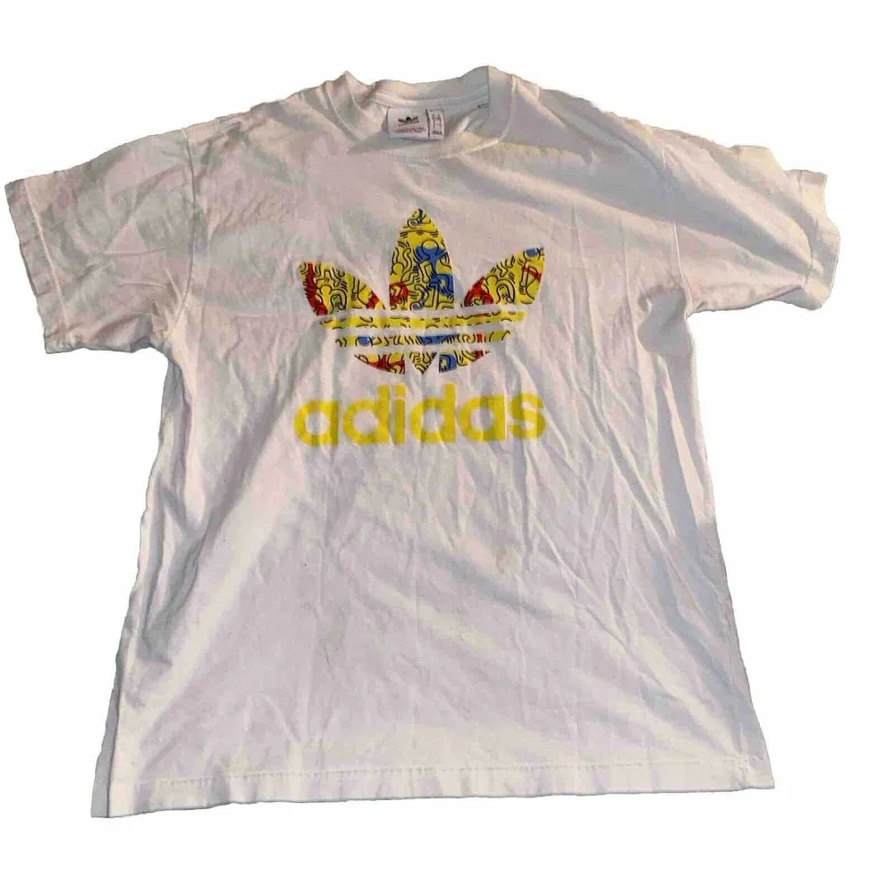 Adidas Originals Keith‎ Haring T-Shirt Men Size Large Trefoil